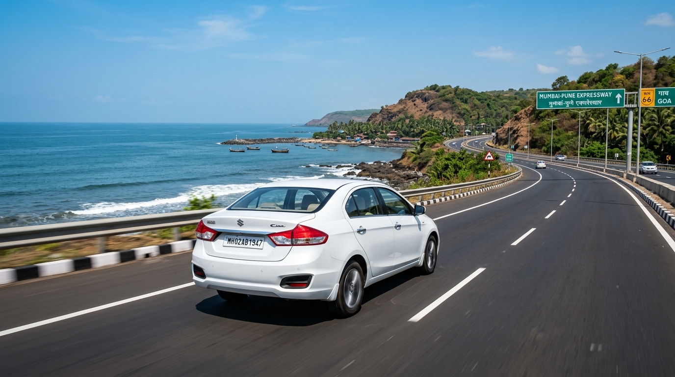 Motor insurance in India - car protected on the road